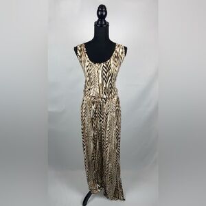 Jumpsuit Calvin Klein Size 6 Animal Print Elastic waistband